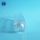 Square Canned Empty Plastic Bottles With Screw Lid Leakage Proof