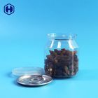 Food Safe Clear Plastic Cans Snack Candies Pacing  Plastic Cylinder Container