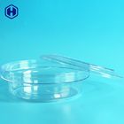 Transparent Leak Proof Plastic Jar Wide Mouth Round Plastic Canisters