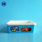 Hot Filling Customize IML Box Round Cookies Plastic Packaging SGS FDA QS