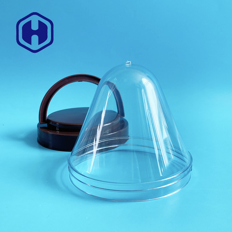 120mm 100g Wide Mouth Plastic Jar PET Preform With Lid Transparent