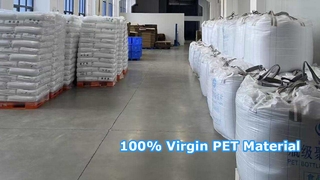 100% Virgin PET Raw Material | Food Grade Packaging Material with FSSC22000 Certification