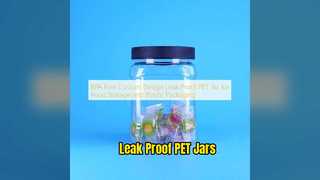 BPA Free PET Jars Leak Proof Food Storage