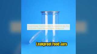 Leakproof Jars For Food Packaging