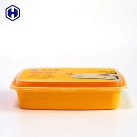Non Spill IML Plastic Containers Lightweight Disposable Plastic Box