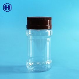 Transparent Plastic Spice Jar With Three Type Holes Rotary Top Lid