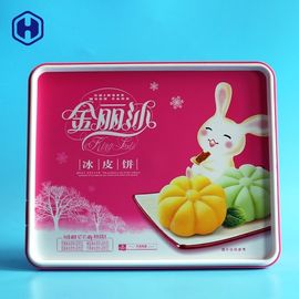 PP Plastic IML Box L25.7 * W21.3 * H6.9  480g Cake Dry Fruit Packing