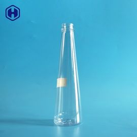 Tall Recyclable Plastic Bottle Transparent Plastic Liquid Container