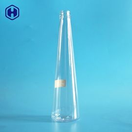 PET Transparent Empty Clear Plastic Bottles Pagoda Shape 264 MM Height