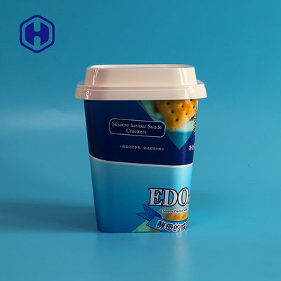 Square Instant Noodle Cup 650ml Plastic PP Disposable Box