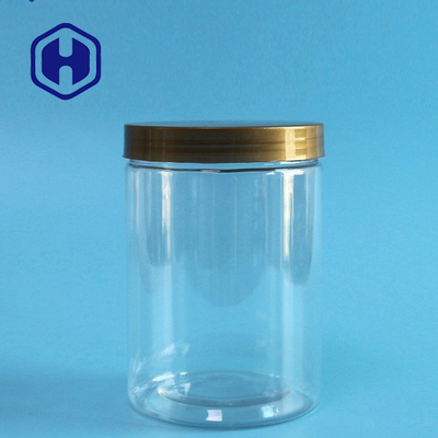 18oz 530ml PET Plastic Jars Bpa Free Round Bath Salts Sweets Packing