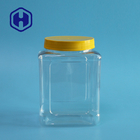 1200ml Rectangular Leak Proof Plastic Jar For Cashew Nuts Diameter 87mm