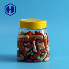 480ml Disposable PET Plastic Sweet Jars With Lid Food Safe Sugar Fondants