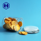 Cashew Biscuits Canned Food Eoe Plastic PET Can Transparent With Aluminum Lid 335ml