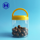 120mm Round PET Straight Sided Plastic Jar With Lid Handle Food Packing
