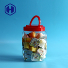 2250ml Square Large Mouth Plastic Pickle Jars With Handle PET Packing