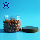 Hexagon 450ml 15oz Peanut Plastic Jar With Screw Caps 81mm Height