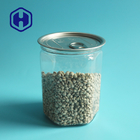 Hexagonal 520ml Bpa Free Easy Open PET Empty Plastic Can For Food Bulk Packaging