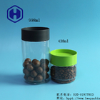 438ml 998ml Round Plastic Jars 168mm Height Customize Color