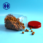 1480ml 50oz Square PET Plastic Jar Coffee Powder Food Packaging With Screw Lid