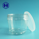Clear Plastic Packaging Jar 680ml Circular Truncated Cone Shape Round Plastic Container