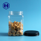 850ml Bpa Free Square Plastic Grip Jar With Lid PET Food Packaging