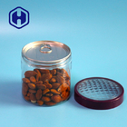 12.8oz 305# Cashews Dates Airtight PET Can Easy Open Plastic Packaging With Screw Cap