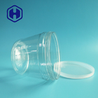 Bulk Transparent Round PET Plastic Pickle Jars  600ml Wide Mouth Vegetable Storage