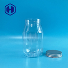 560ml Snacks Mason Plastic Bottle Jar With Aluminum Top 136mm Height