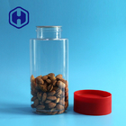 1236ml PET Can Oval Long Big Canning Transparent Nuts Custom Stackable Plastic Jars