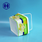 Eco Friendly IML Plastic Containers Custom Square 2L Plastic Cracker Biscuit Packaging Box