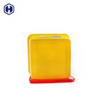 Plastic Cover IML Tubs Thermal Formed Yellow  Plastic Biscuit Containers