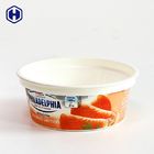Recyclable IML Plastic Containers Reusable Disposable Ice Cream Cups