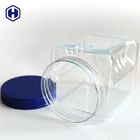 Large Capacity Clear Plastic Square Box 64OZ 1850ml Mouth Diameter 110mm