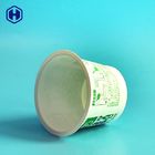 Freezer Usage 	IML Cup Small Round Plastic Containers  Scratch Resistant