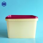 Recycled PP IML Tubs 2800ML 94OZ Thin Wall Square Food Grade Buckets