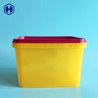 Recyclable IML Tubs Soda Cookies Packaging Food Grade Storage Containers