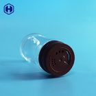Transparent Plastic Spice Jar With Three Type Holes Rotary Top Lid