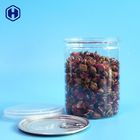 Canned Food PET Plastic Cylindrical Containers Snack Candies Packing