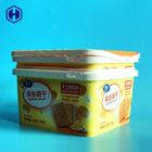 Food Safe IML Tubs Waterproof Anti Fake Printing Plastic Cookie Containers