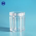 Transparent PS Food Grade Plastic Jars Recyclable Food Sample Containers