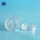 Octagon Shape Wide Mouth Plastic Jars Medicine Cookie Packaging