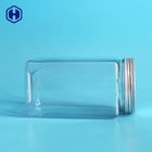 Thin Wall Square Plastic Food Containers With Aluminium Screw Cap
