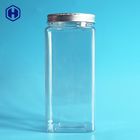 Durable Sturdy  Square Wide Mouth Plastic Jars Recyclable Non Toxic