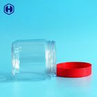 Small Size Leak Proof Plastic Jars With Red Screw Top Fully Airtight