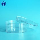 Empty Round Food Grade Plastic Containers Mix Biscuits Cookies Packaging