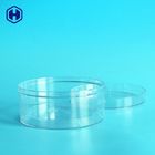 Empty Round Food Grade Plastic Containers Mix Biscuits Cookies Packaging