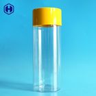 Cylinder Plastic Biscuit Containers With Screw On Lids Sturdy Non Spill