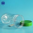 16OZ 480ML Leak Proof PET Jar With Green Screw Lid