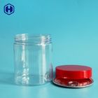 Airtight 73mm 13OZ Clear Plastic Cans With Easy Open Ends